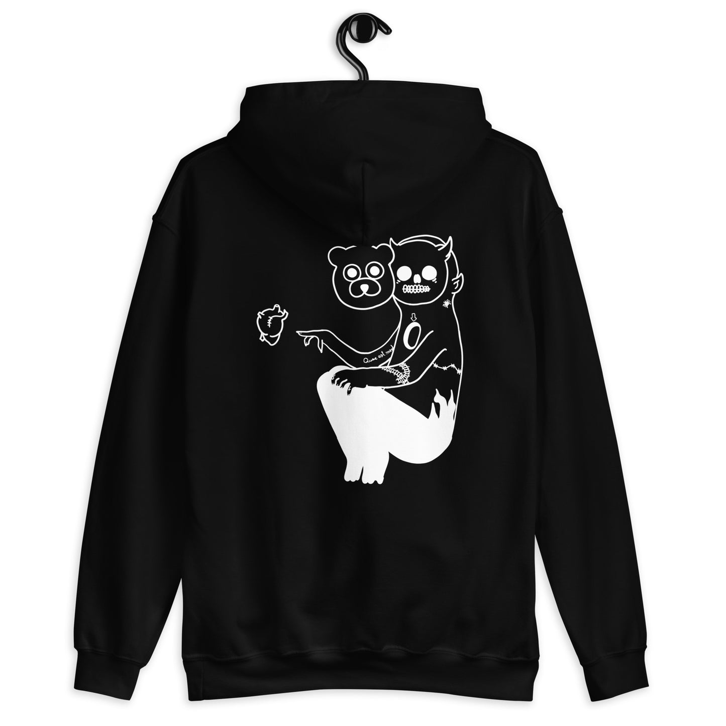 Snugly Hollow Heart Hoodie