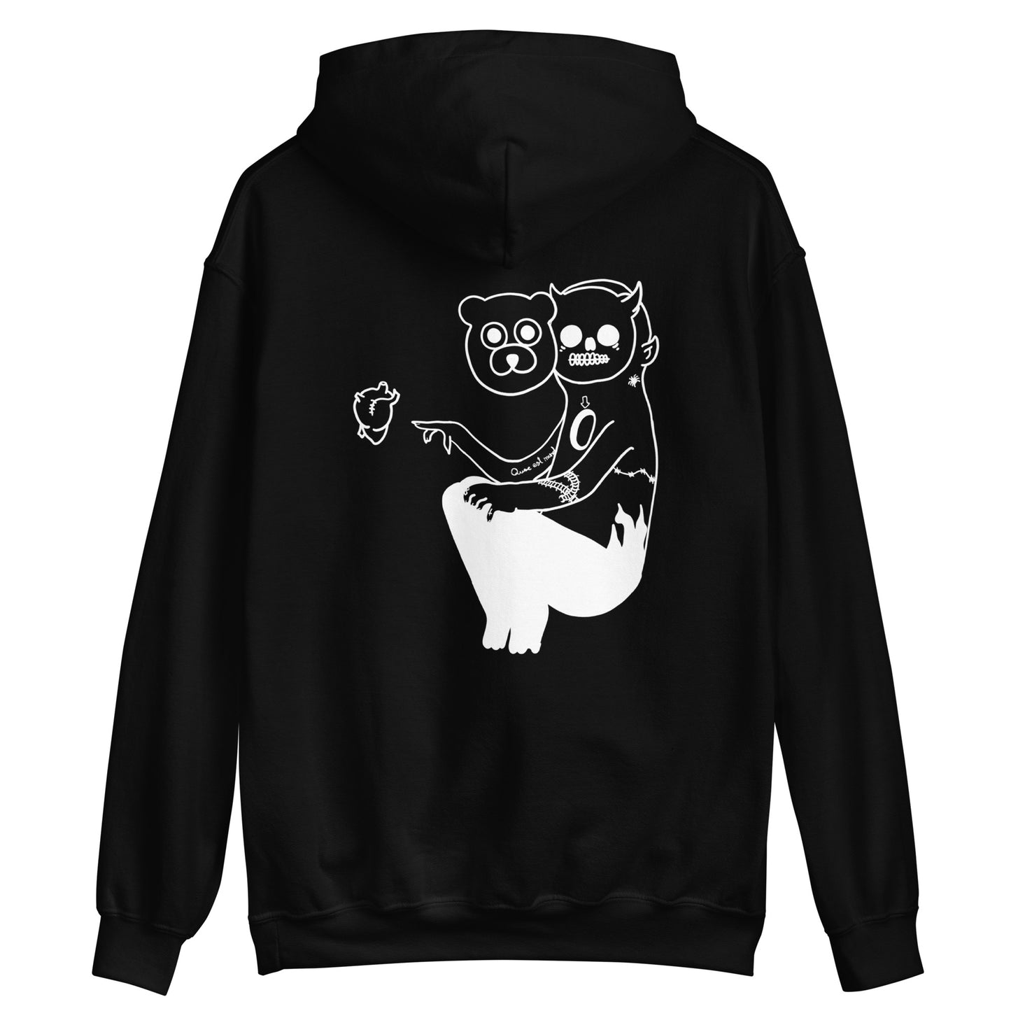 Snugly Hollow Heart Hoodie