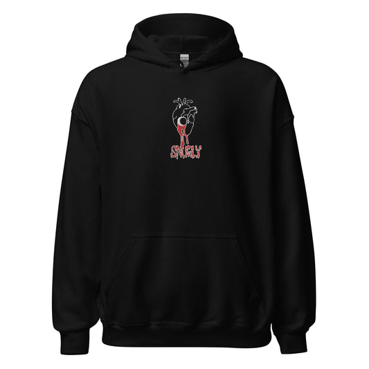 Snugly Hollow Heart Hoodie