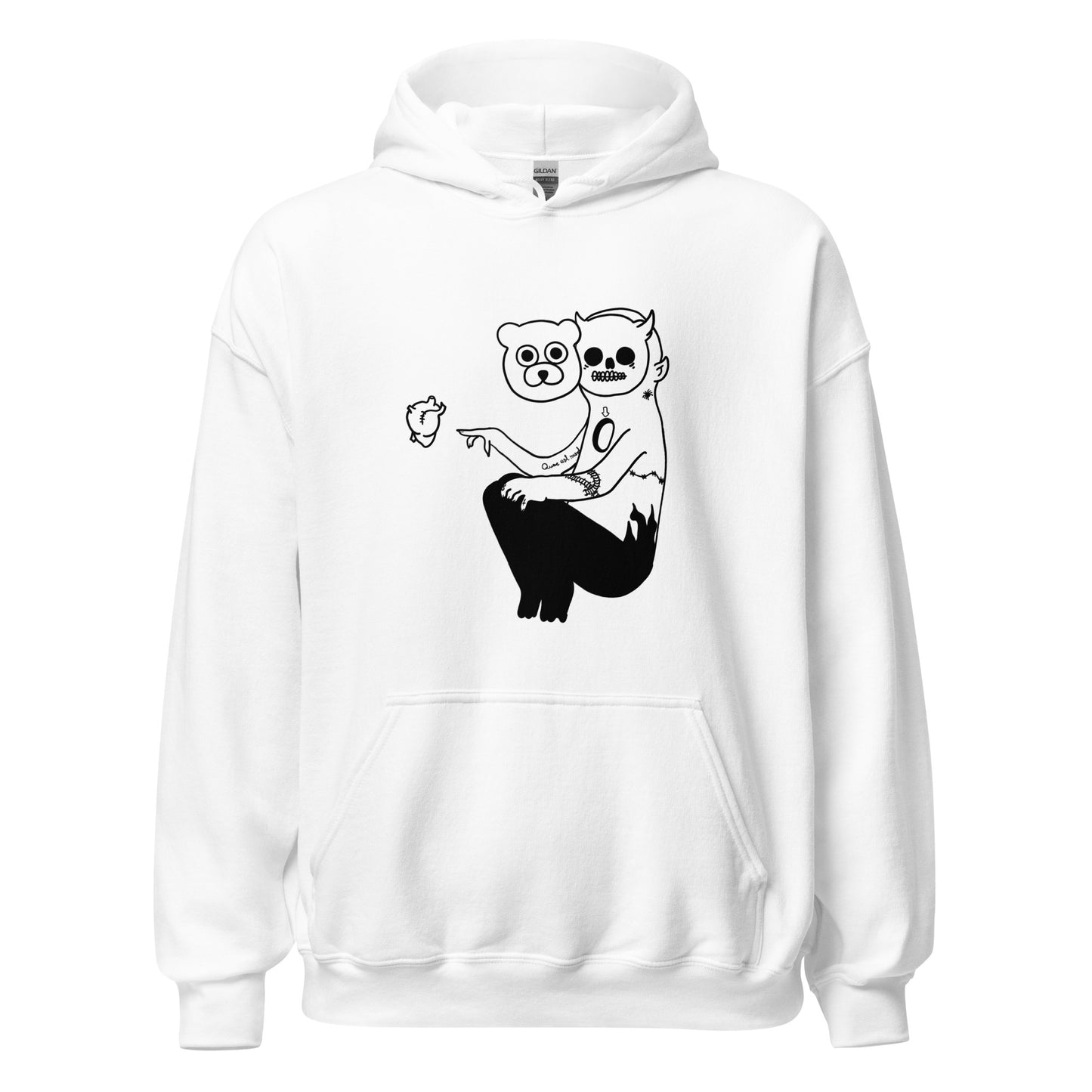 Snugly Diabolus Hoodie - White