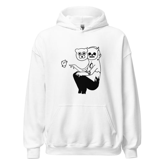 Snugly Diabolus Hoodie - White